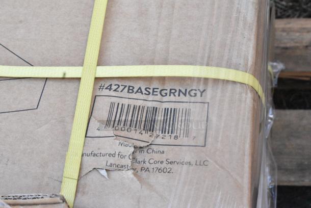 10 BRAND NEW SCRATCH AND DENT! 427BASEGRNGY Lancaster Table & Seating 110 lb. Gray Square Granite Umbrella Base. 10 Times Your Bid! - Image 4 of 4
