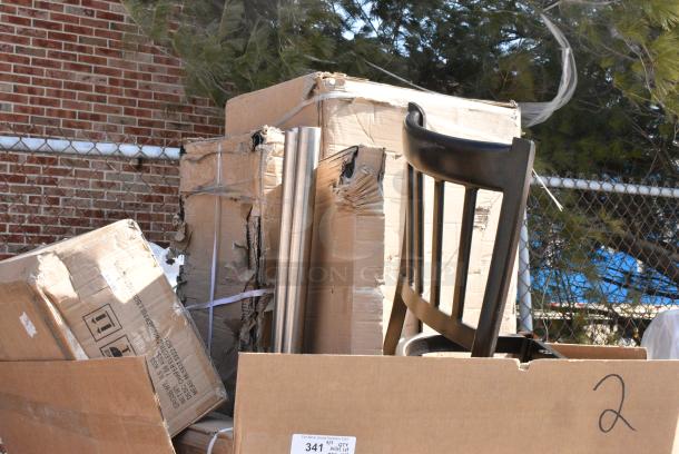 20 BRAND NEW SCRATCH AND DENT! Items Including 600B12136213 Regency 36" x 21" One Bowl Underbar Sink with (2) 13" Drainboards, 176CPDPM1BK DISPENSER CUP MODULAR SINGLE CAB BLACK ABS, BLK TRIM, 8-44OZ CUPS, 3493636CB Lancaster Table & Seating 36" x 36" Laminated Square Table Top Reversible Cherry / Black. 20 Times Your Bid! - Image 2 of 10