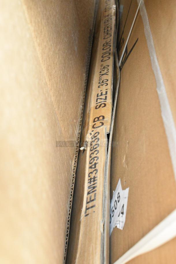 20 BRAND NEW SCRATCH AND DENT! Items Including 600B12136213 Regency 36" x 21" One Bowl Underbar Sink with (2) 13" Drainboards, 176CPDPM1BK DISPENSER CUP MODULAR SINGLE CAB BLACK ABS, BLK TRIM, 8-44OZ CUPS, 3493636CB Lancaster Table & Seating 36" x 36" Laminated Square Table Top Reversible Cherry / Black. 20 Times Your Bid! - Image 10 of 10