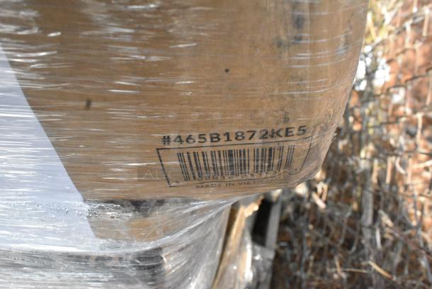10 BRAND NEW SCRATCH AND DENT! Items Including 600DI3141620 Regency 14" x 16" x 10" 20 Gauge Stainless Steel Three Compartment Drop-In Sink, 164TCOLRD437 Lancaster Table & Seating 37 1/2" x 4" Bar Height Table Base Column and Rod, 465B1872KE5 Steelton 18" x 72" NSF Black Epoxy 5-Shelf Kit with 72" Posts. 10 Times Your Bid! - Image 9 of 9