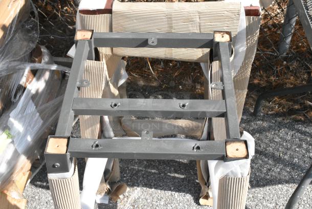 3 BRAND NEW SCRATCH AND DENT! Items Including Black High Chair, Metal Stool Frame and Wooden Bar Height Chair. 3 Times Your Bid! - Image 5 of 7