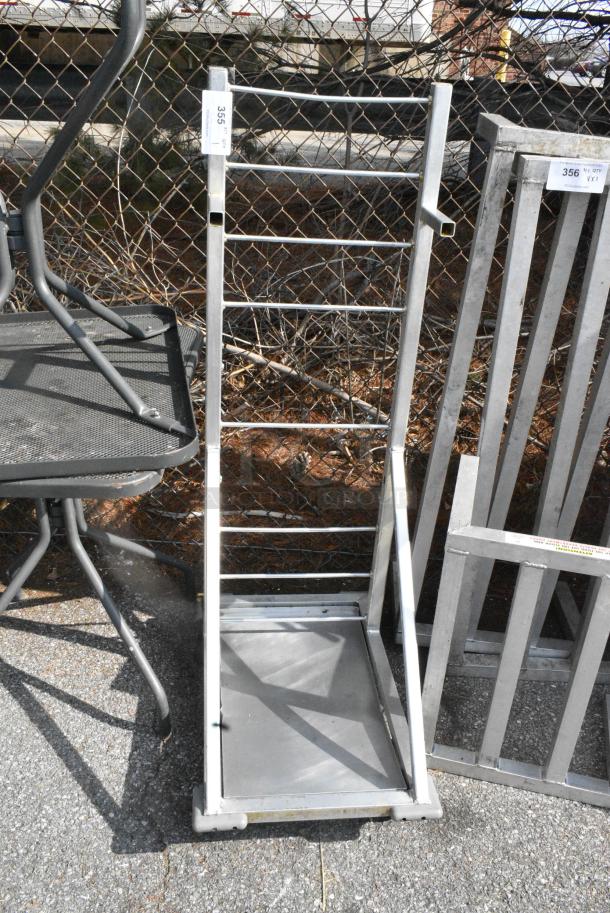 Metal Portable Fry Basket Rack on Commercial Casters. - Image 1 of 6