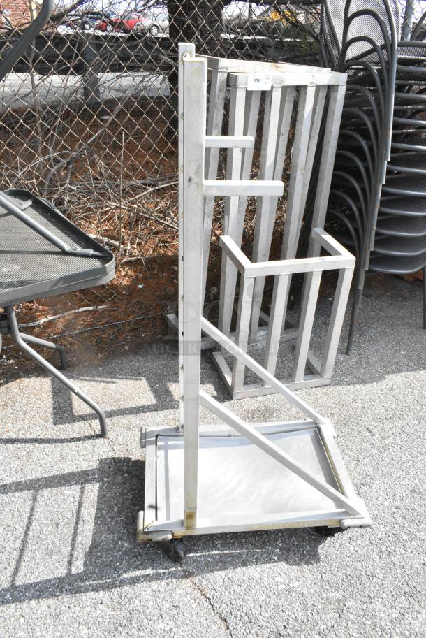 Metal Portable Fry Basket Rack on Commercial Casters. - Image 6 of 6