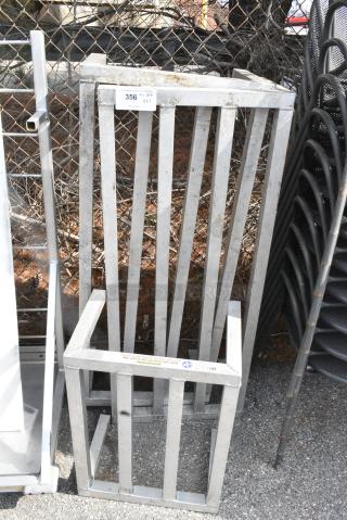 3 Various Metal Dunnage Racks. 3 Times Your Bid!