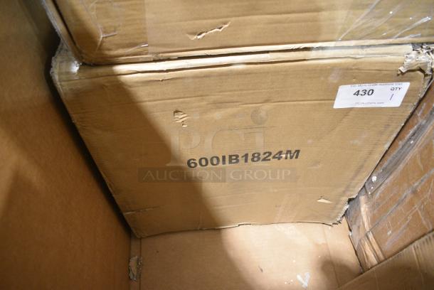 BRAND NEW SCRATCH AND DENT! Regency 600IB1824M 24" x 18" Stainless Steel Portable Ice Bin - Image 1 of 2