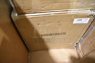 BRAND NEW SCRATCH AND DENT! Regency 600IB1824M 24" x 18" Stainless Steel Portable Ice Bin