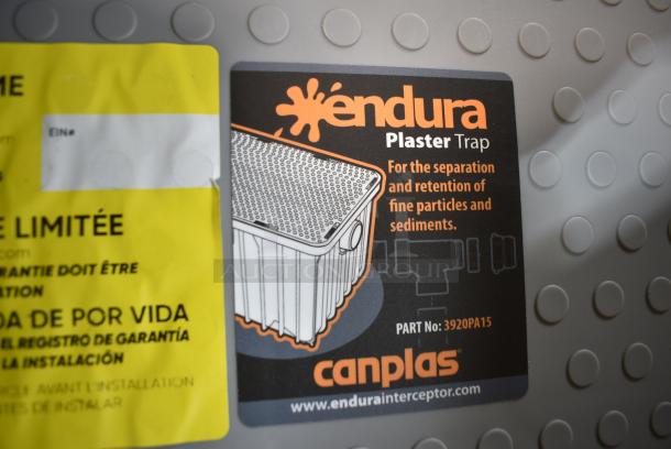BRAND NEW SCRATCH AND DENT! Endura Plaster Grease Trap - Image 2 of 3