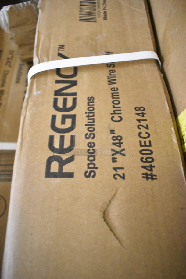 2 BRAND NEW SCRATCH AND DENT! Items Including 460EC2148 Regency 21" x 48" NSF Chrome Wire Shelf and 460EC2142 Regency 21" x 42" NSF Chrome Wire Shelf. 2 Times Your Bid! - Image 3 of 3