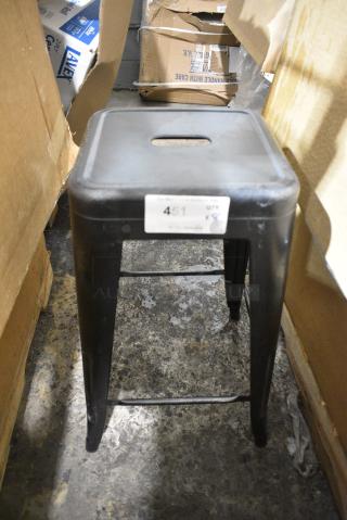 8 BRAND NEW SCRATCH AND DENT! Metal Bar Stool. 8 Times Your Bid!