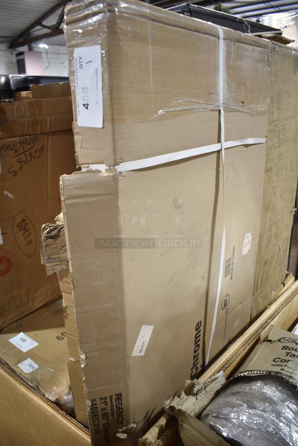 BRAND NEW SCRATCH AND DENT! Regency 460EC2160 Regency 21" x 60" NSF Chrome Wire Shelf - Image 1 of 2