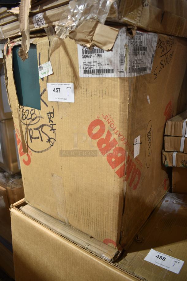 BRAND NEW SCRATCH AND DENT! Cambro UPC400192 Ultra Pan Carrier® Granite Green Front Loading Insulated Food Pan Carrier - 6 Full-Size Pan Max Capacity - Image 1 of 3