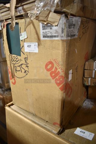 BRAND NEW SCRATCH AND DENT! Cambro UPC400192 Ultra Pan Carrier® Granite Green Front Loading Insulated Food Pan Carrier - 6 Full-Size Pan Max Capacity