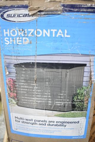 BRAND NEW SCRATCH AND DENT! Suncast Horizontal Shed