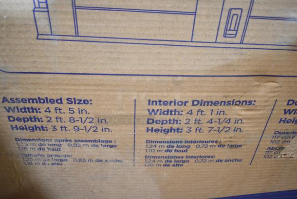 BRAND NEW SCRATCH AND DENT! Suncast Horizontal Shed - Image 4 of 4