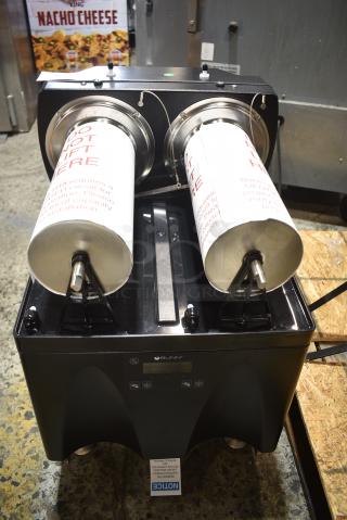 BRAND NEW SCRATCH AND DENT! 2023 Bunn ULTRA NX Stainless Steel Commercial Countertop Double Hopper Slushie Machine Base. No Hoppers. 120 Volts, 1 Phase. Tested and Working!