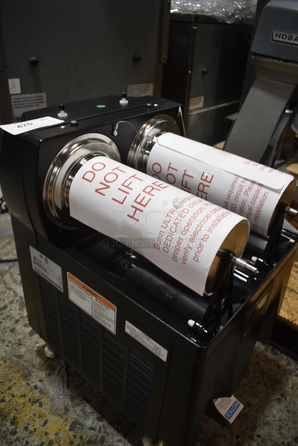 BRAND NEW SCRATCH AND DENT! 2023 Bunn ULTRA NX Stainless Steel Commercial Countertop Double Hopper Slushie Machine Base. No Hoppers. 120 Volts, 1 Phase. Tested and Working! - Image 2 of 8