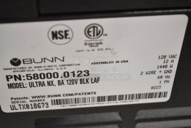 BRAND NEW SCRATCH AND DENT! 2023 Bunn ULTRA NX Stainless Steel Commercial Countertop Double Hopper Slushie Machine Base. No Hoppers. 120 Volts, 1 Phase. Tested and Working! - Image 7 of 8