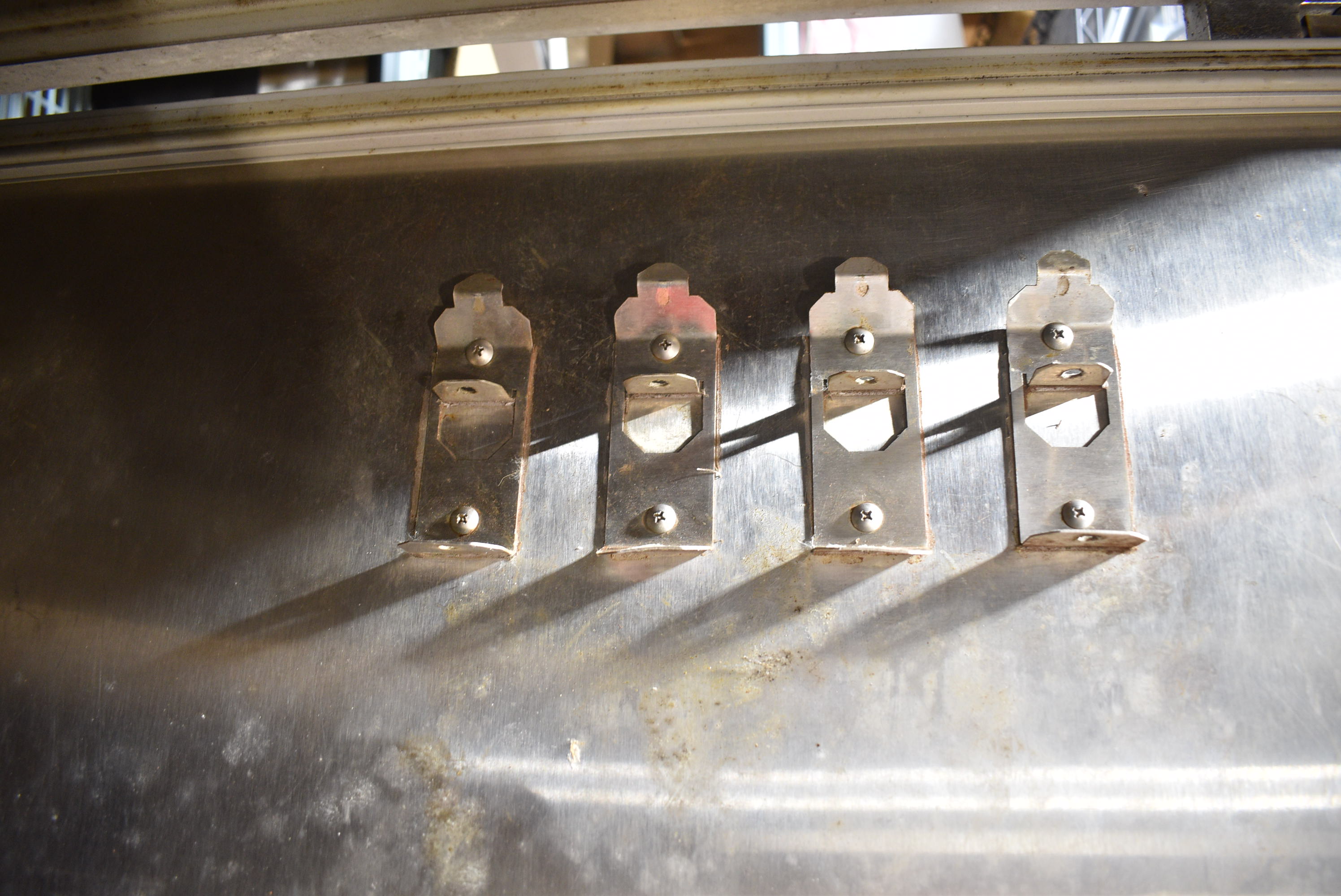 Blast chiller with missing probes - inspection red flag indicating incomplete equipment