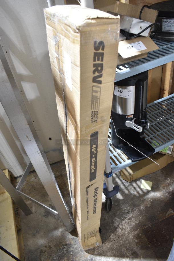 BRAND NEW SCRATCH AND DENT! ServIt 423SW48TLCPA 48" Lighted Strip Warmer with Single Toggle Control and Cord. 120 Volts, 1 Phase. - Image 3 of 5