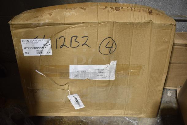 BRAND NEW SCRATCH AND DENT! Avantco 177PCO28DOOR Replacement Door for CO-28 Half Size Countertop Convection Ovens - Image 2 of 3