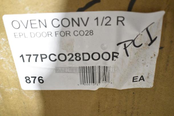 BRAND NEW SCRATCH AND DENT! Avantco 177PCO28DOOR Replacement Door for CO-28 Half Size Countertop Convection Ovens - Image 3 of 3