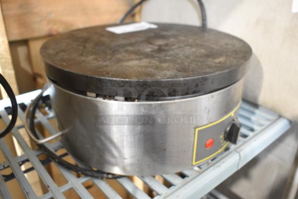 Sodir Equipex 350FE Stainless Steel Commercial Countertop Electric Powered Crepe Maker. 120 Volts, 1 Phase. - Image 2 of 5