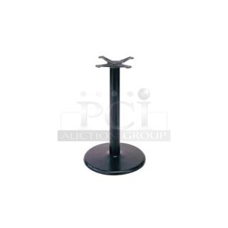BRAND NEW! G & A Commercial Black Cast Iron 18" Round Table Base! With 3" Column! With Foot Ring! Model: BH18!