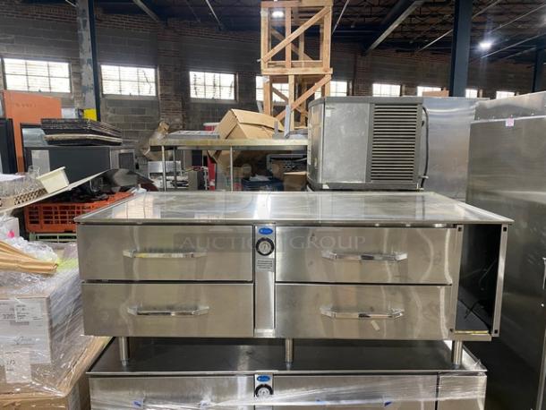 NEW! SCRATCH-N-DENT! Randell Commercial Stainless Steel 4 Drawer Refrigerated Chef Base/Equipment Stand! Model: 20065R SN: W2307746-1! 115V 1 Phase! On Legs! Remote Compressor/No Compressor! - Image 1 of 9