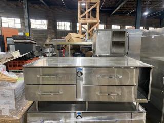 NEW! SCRATCH-N-DENT! Randell Commercial Stainless Steel 4 Drawer Refrigerated Chef Base/Equipment Stand! Model: 20065R SN: W2307746-1! 115V 1 Phase! On Legs! Remote Compressor/No Compressor!