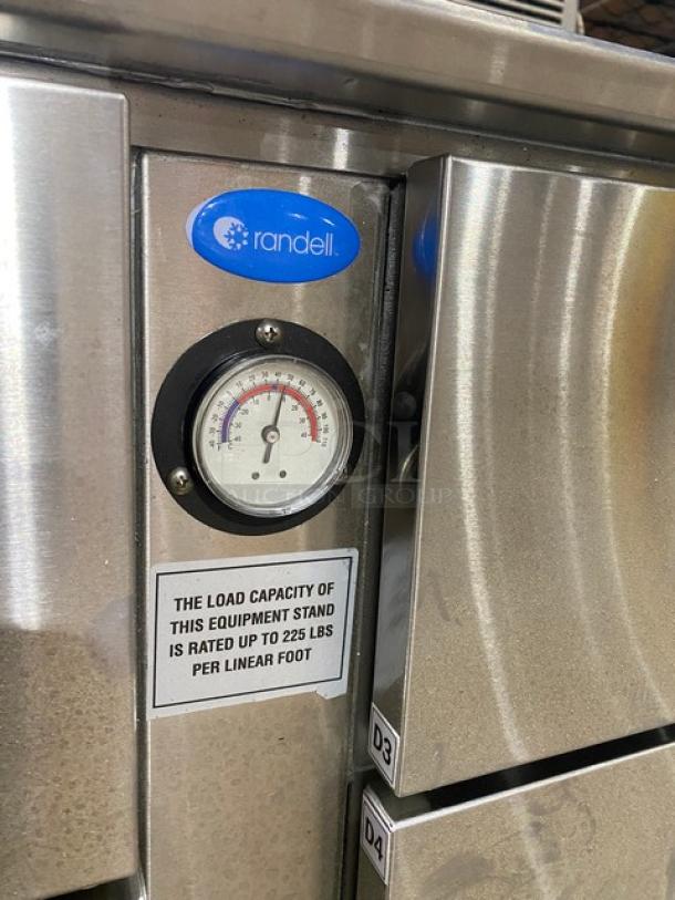 NEW! SCRATCH-N-DENT! Randell Commercial Stainless Steel 4 Drawer Refrigerated Chef Base/Equipment Stand! Model: 20065R SN: W2307746-1! 115V 1 Phase! On Legs! Remote Compressor/No Compressor! - Image 6 of 9