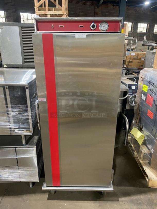 NEW! SCRATCH-N-DENT! Sammons Equipment! 2023 Late Model! Commercial Stainless Steel Electric Powered Full Height Insulated Heated Holding/Proofing Cabinet! With Sammons Top Mounted Heating Unit! Model: 2236-HIN-UA-11 SN: J-27297! 120V 1 Phase! On Casters! - Image 1 of 8