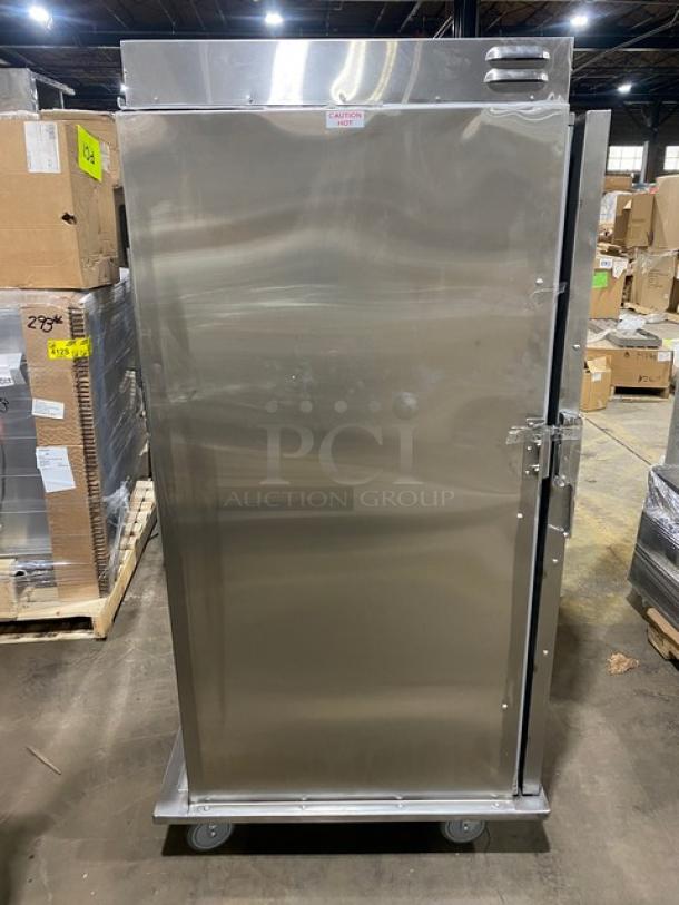 NEW! SCRATCH-N-DENT! Sammons Equipment! 2023 Late Model! Commercial Stainless Steel Electric Powered Full Height Insulated Heated Holding/Proofing Cabinet! With Sammons Top Mounted Heating Unit! Model: 2236-HIN-UA-11 SN: J-27297! 120V 1 Phase! On Casters! - Image 2 of 8