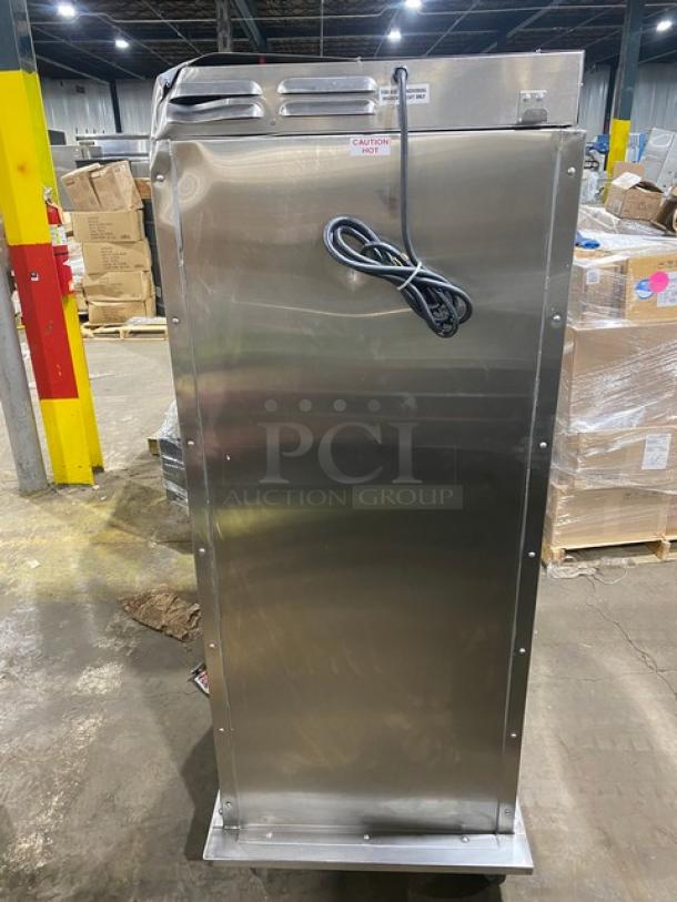 NEW! SCRATCH-N-DENT! Sammons Equipment! 2023 Late Model! Commercial Stainless Steel Electric Powered Full Height Insulated Heated Holding/Proofing Cabinet! With Sammons Top Mounted Heating Unit! Model: 2236-HIN-UA-11 SN: J-27297! 120V 1 Phase! On Casters! - Image 3 of 8