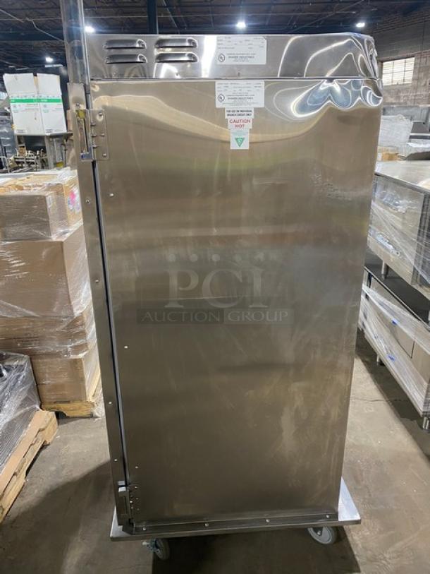 NEW! SCRATCH-N-DENT! Sammons Equipment! 2023 Late Model! Commercial Stainless Steel Electric Powered Full Height Insulated Heated Holding/Proofing Cabinet! With Sammons Top Mounted Heating Unit! Model: 2236-HIN-UA-11 SN: J-27297! 120V 1 Phase! On Casters! - Image 4 of 8