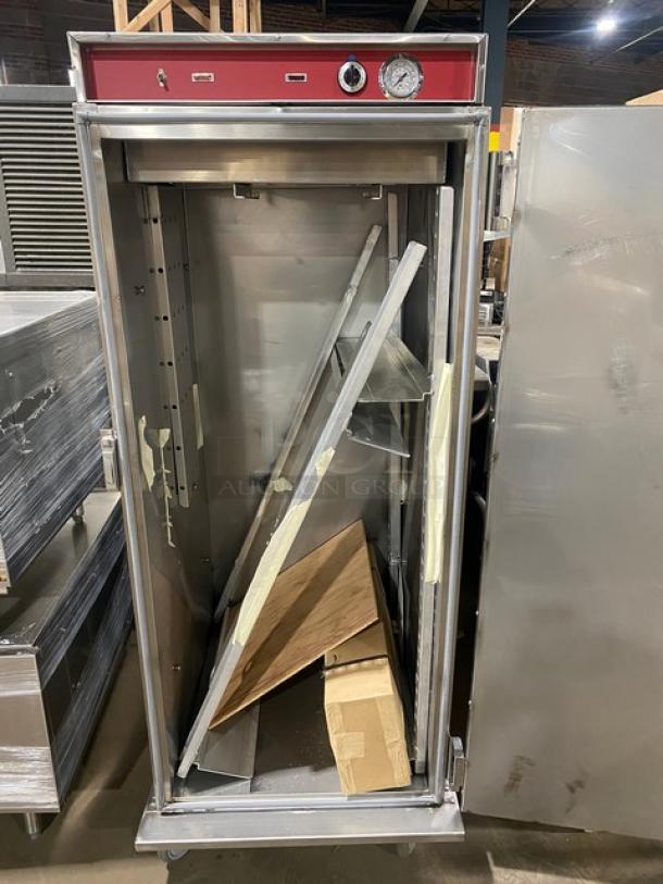 NEW! SCRATCH-N-DENT! Sammons Equipment! 2023 Late Model! Commercial Stainless Steel Electric Powered Full Height Insulated Heated Holding/Proofing Cabinet! With Sammons Top Mounted Heating Unit! Model: 2236-HIN-UA-11 SN: J-27297! 120V 1 Phase! On Casters! - Image 5 of 8