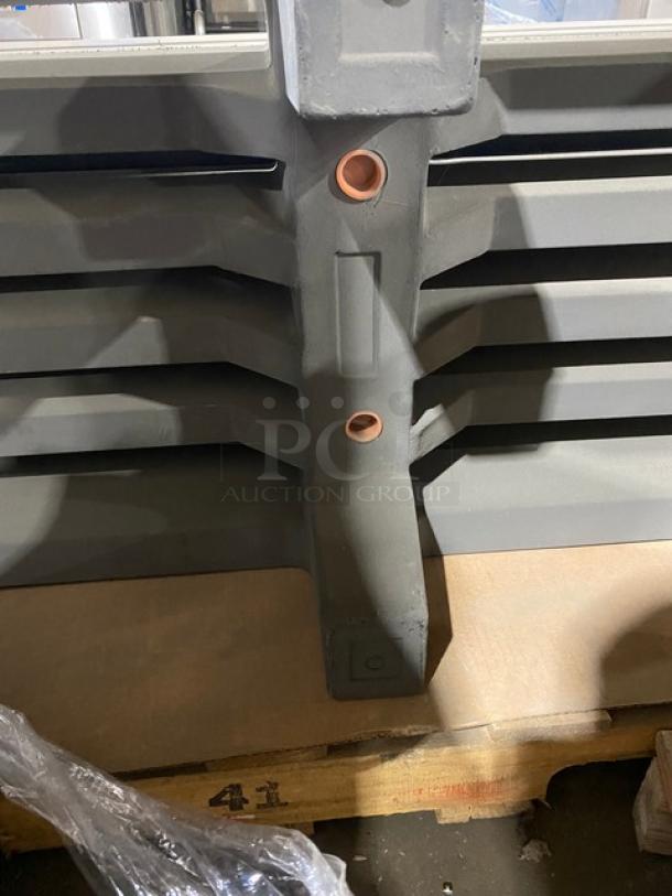 NEW! SCRATCH-N-DENT! Winholt Commercial Black Heavy Duty 5' Dunnage Racks! Model: DPLSQ-5-1222-BK! On Legs! 3X Your Bid! - Image 3 of 4