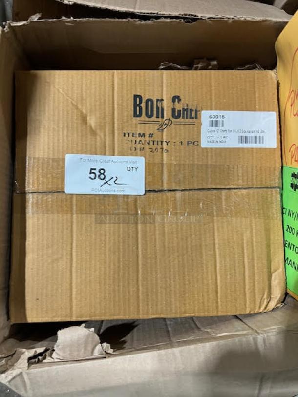 BRAND NEW! Bon Chef Cucina Series Commercial Stainless Steel Induction Bottom 12" Chef's Pan! With Lid & Side Handles! Model: 60015! 2X Your Bid! - Image 2 of 5