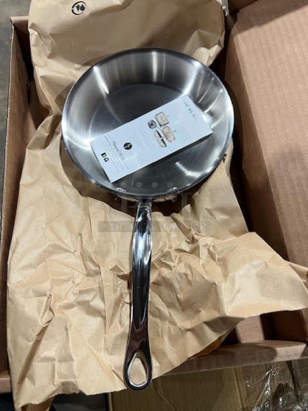 BRAND NEW! Mauviel M'COOK Series Commercial Stainless Steel 5-Ply Frying Pan! With Cast Stainless Steel Handle! Model: 521320! 4X Your Bid! - Image 5 of 6