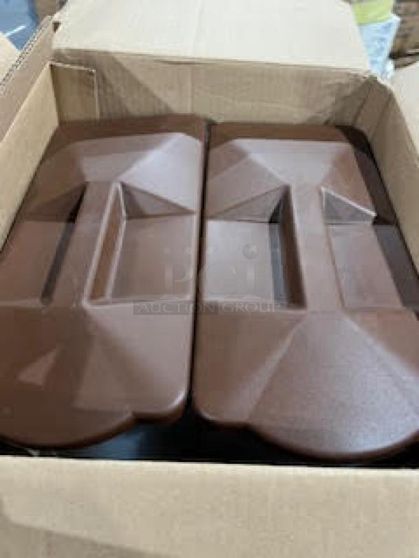 BRAND NEW! Tablecraft Slimline Series Commercial Almond Brown Countertop Twin Beverage/Juice Dispenser! With Two 3 Gal. Side-By-Side Reservoirs! Model: TW54DP! - Image 4 of 5