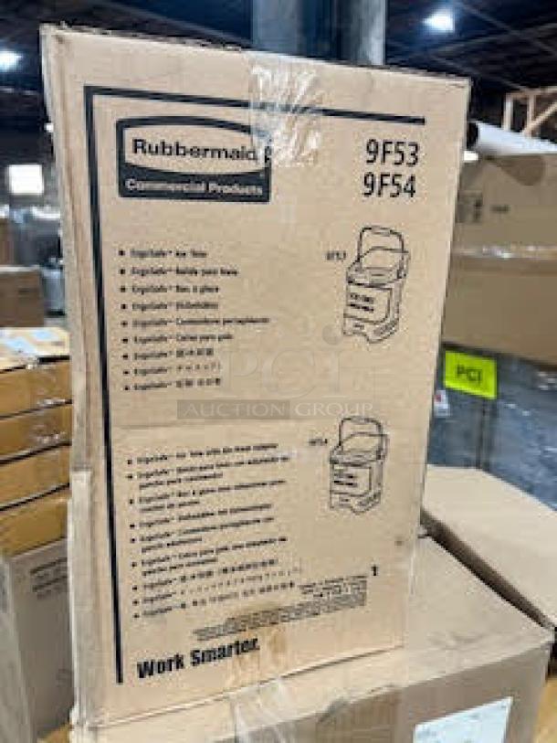 BRAND NEW! Rubbermaid Commercial Blue-Tint 5.5 Gal. Ice Tote! With Ergonomic Handle & Rear Bin Hook Adapter! Model: 9F54! - Image 5 of 5