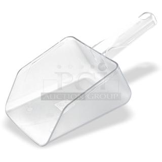 BRAND NEW! Carlisle Sparta Spectrum Series Commercial Clear Polycarbonate 32 Oz. Ice Scoops! 12 Per Box! Model: 433207! All One Money!