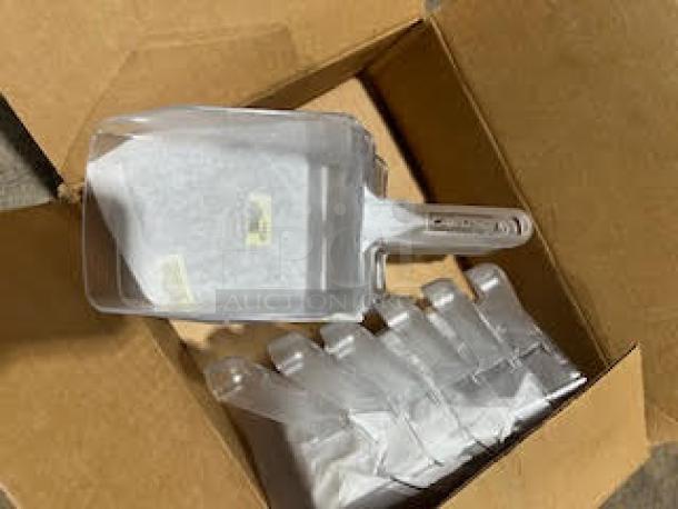 BRAND NEW! Carlisle Sparta Spectrum Series Commercial Clear Polycarbonate 32 Oz. Ice Scoops! 12 Per Box! Model: 433207! All One Money! - Image 4 of 5