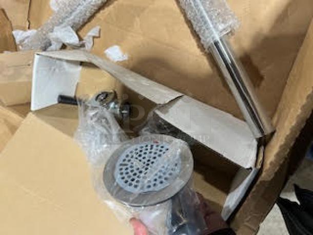 BRAND NEW! T&S Brass Commercial Waste Drain Valve! With Twist Lever & Overflow Assembly! Model: B-3940-01! 4X Your Bid! - Image 5 of 7