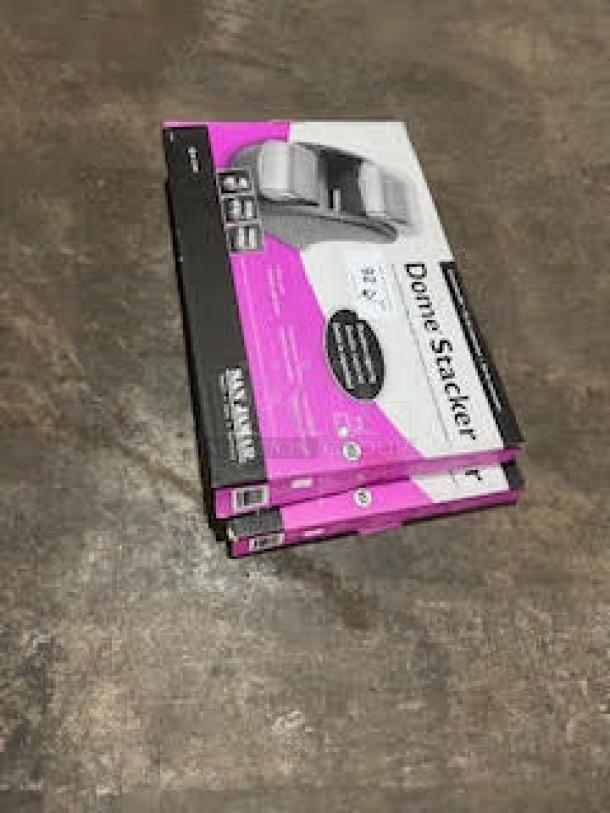 BRAND NEW! San Jamar Commercial Black Countertop Dome-Stacker Conversion Kit! Compatible With San Jamar Dome/Mini-Dome Condiment Dispensers! Model: BDSX100! 2X Your Bid! - Image 3 of 5
