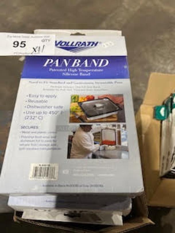 BRAND NEW! Vollrath Commercial Black Silicone Full-Size Hotel/Steamtable Pan Bands! Model: N-0001B! 11X Your Bid! - Image 3 of 5