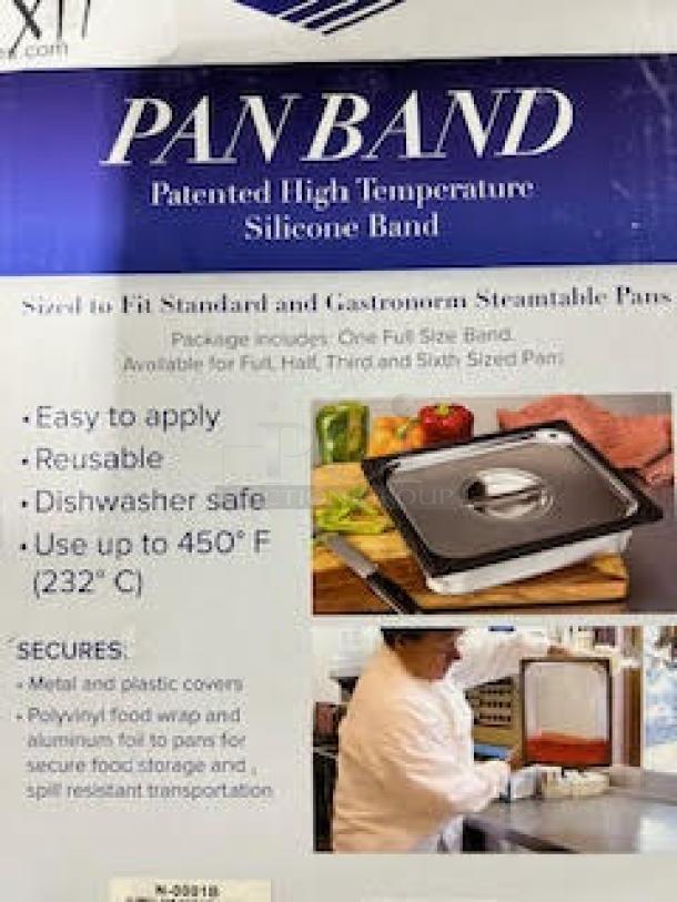 BRAND NEW! Vollrath Commercial Black Silicone Full-Size Hotel/Steamtable Pan Bands! Model: N-0001B! 11X Your Bid! - Image 4 of 5