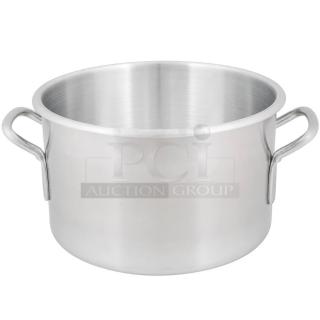 BRAND NEW! Vollrath Wear-Ever Series Commercial Aluminum Rolled Edge 14 Qt. Sauce Pot! With Handles! Model: 4332!