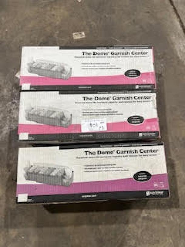 BRAND NEW! San Jamar Commercial Black All-In-One Dome Garnish/Condiment Center! 3X Your Bid! - Image 2 of 5
