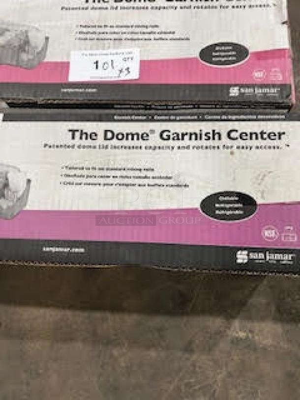BRAND NEW! San Jamar Commercial Black All-In-One Dome Garnish/Condiment Center! 3X Your Bid! - Image 3 of 5