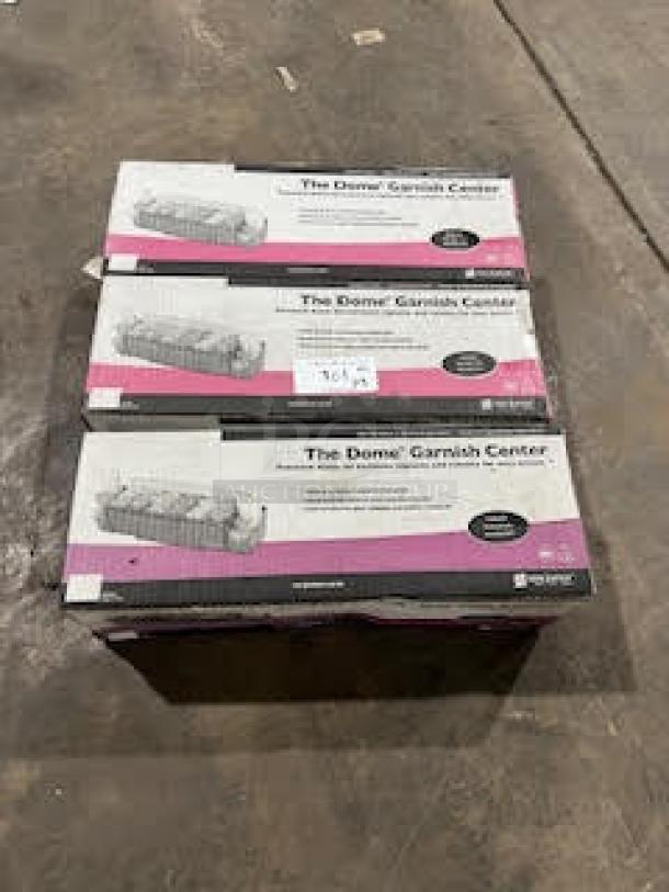BRAND NEW! San Jamar Commercial Black All-In-One Dome Garnish/Condiment Center! 3X Your Bid! - Image 5 of 5